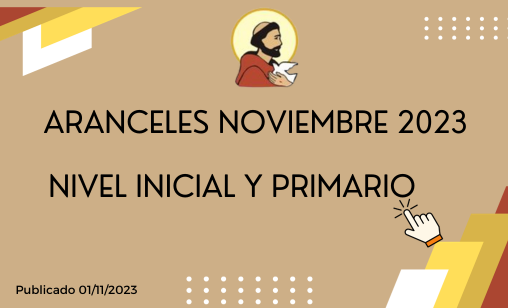 ARANCELES Inicial – Primario Noviembre 2023