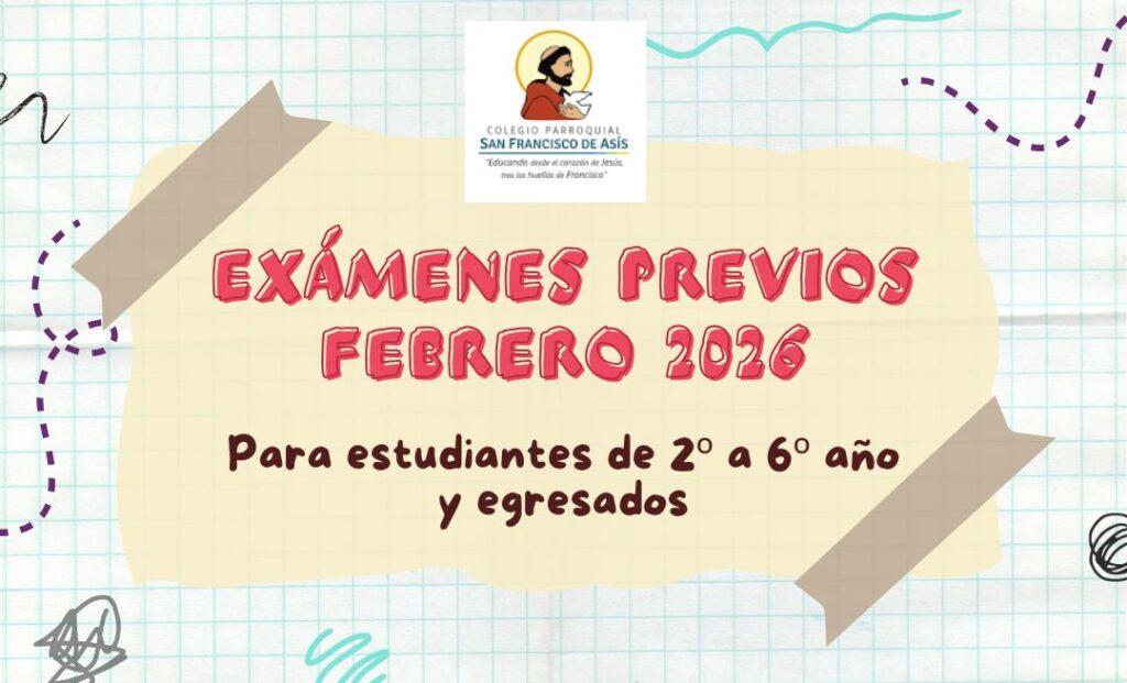 EXÁMENES PREVIOS FEBRERO 2026