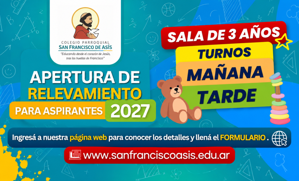 RELEVAMIENTO DE ASPIRANTES | SALA DE 3 – 2027